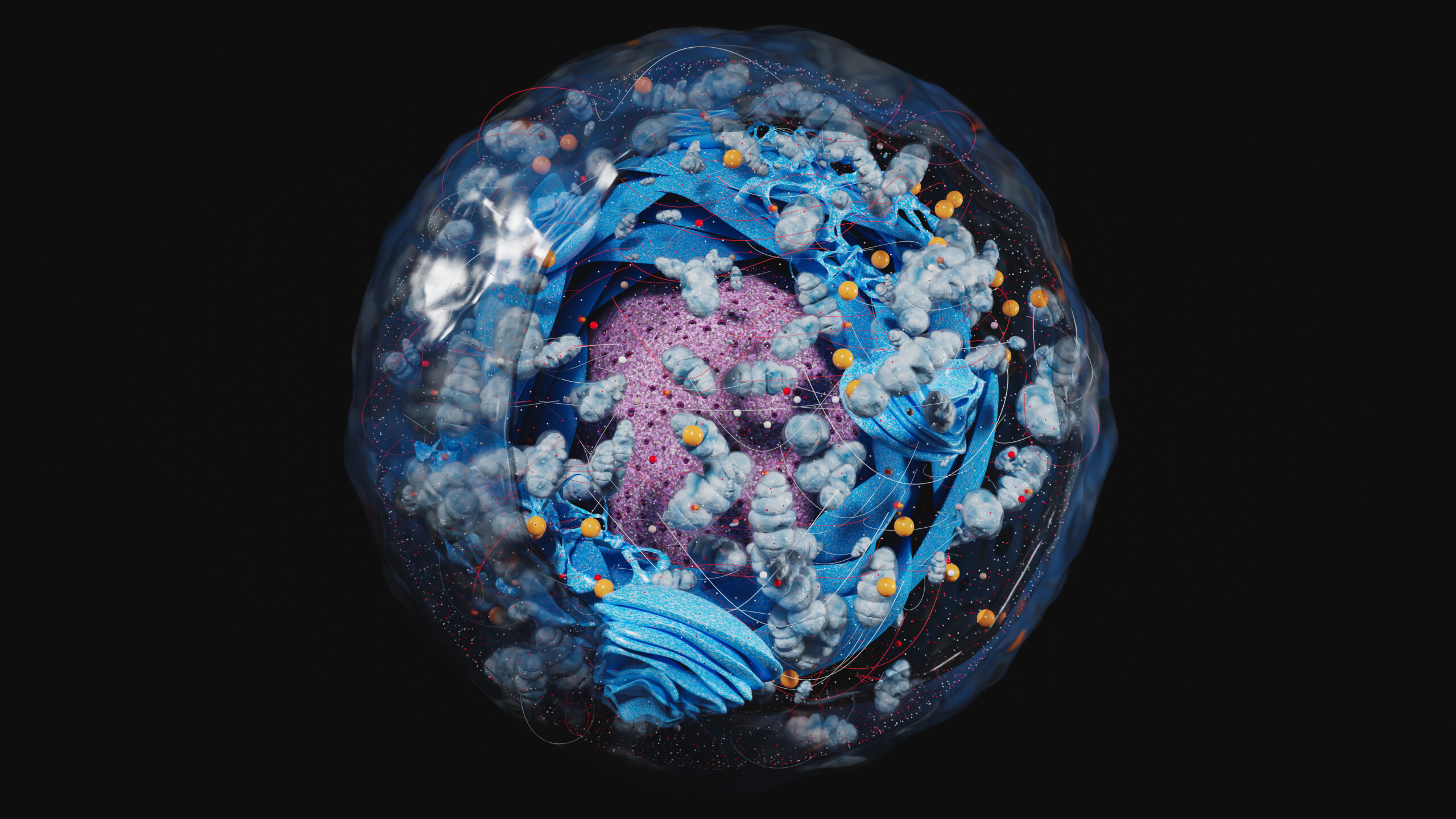 Mitochondria inside human cells affected by environmental toxins and pesticide exposure